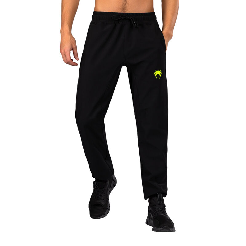 Venum Training Camp 4.0 Joggers Pants, Black/Neon Green 